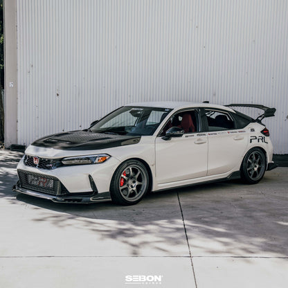 Seibon GT-Style Double Sided Carbon Fiber Hood 2023-2025 Honda Civic Type R