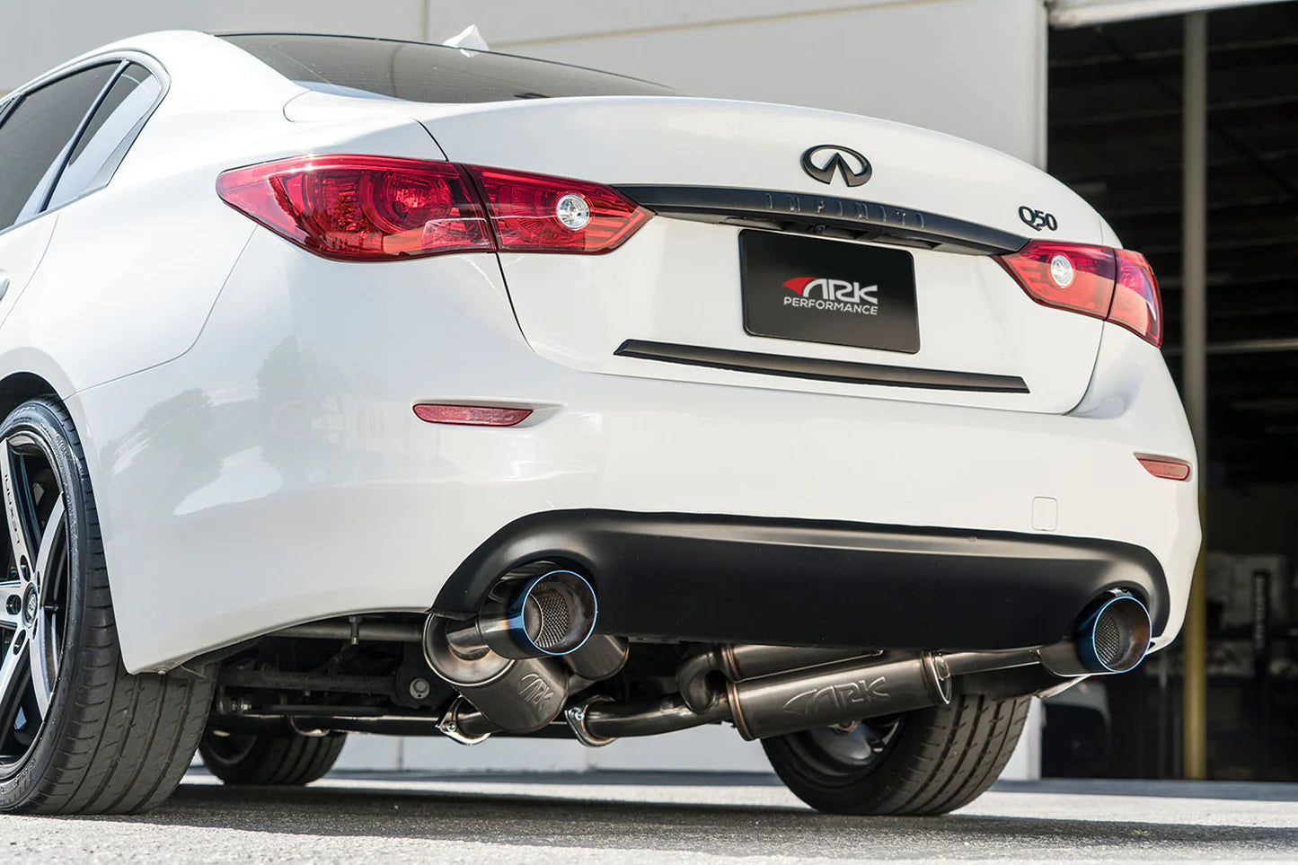 ARK Performance GRiP Cat-Back Exhaust (Resonated) - Infiniti Q50