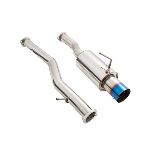 Megan Racing DS Single Exit Exhaust System - Nissan 370Z / Infiniti G37 Coupe, Q60 14-15