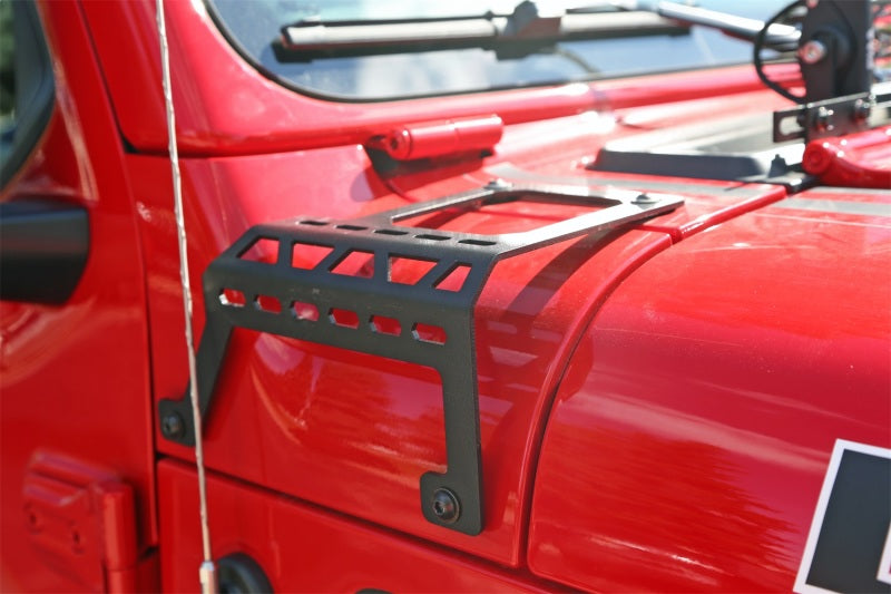 Deezee 18-23 Jeep JL Jeep Cowl Light Bracket