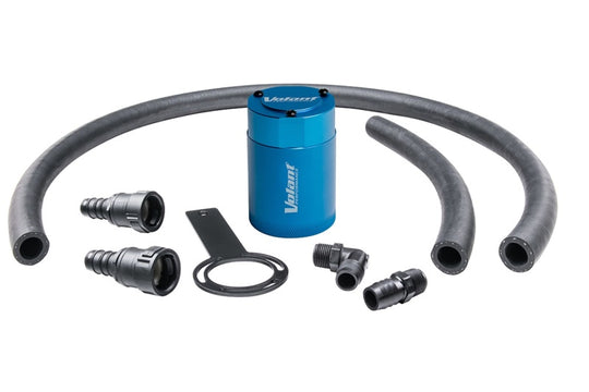 Volant 18-25 Jeep Wrangler/Gladiator JLU/JL/JT 3oz Aluminum Oil Catch Can w/Mounting Bracket - Blue