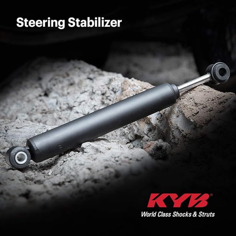 KYB Shocks & Struts Steering Stabilizers Front 18-23 Jeep Wrangler JL / 20-23 Gladiator