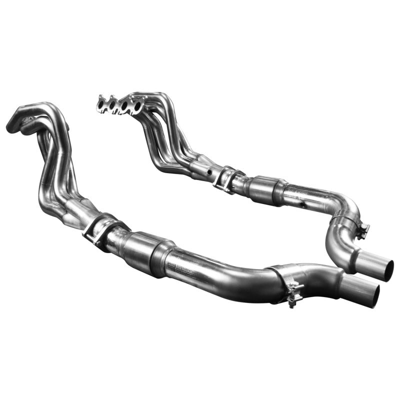 Kooks 15-24 Ford Mustang GT/D.H. 1-7/8in x 3in SS Headers w/ H.O. Green Catted Conn.