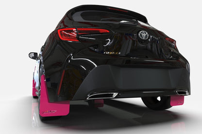 Rally Armor 22-24 Tesla Model X Pink Mud Flap BCE Logo