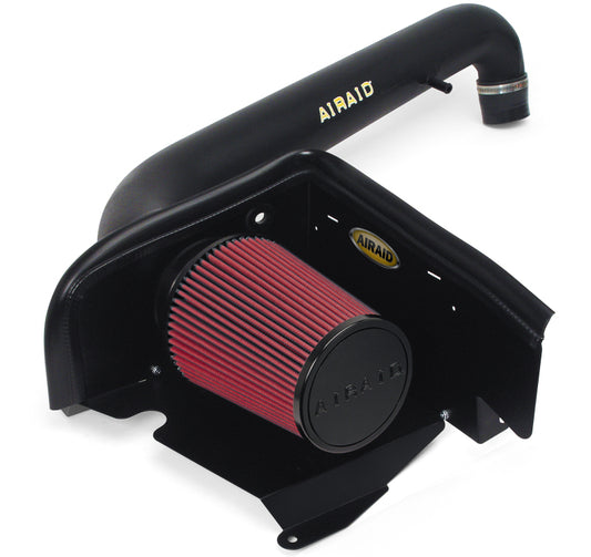 Airaid 97-06 Jeep Wrangler TJ 4.0L CAD Intake System w/ Tube (Dry / Red Media)