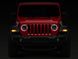 Raxiom 18-23 Jeep Wrangler JL Axial Series 9-In Angel Eye LED Headlights- Blk Housing (Clear Lens)