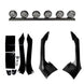 KC HiLiTES 18-23 Jeep JL 50in KC Xross Bar Overhead Apollo Pro Halogen 6-Lgt Sys (600W Combo Beam)