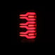 AlphaRex 14-18 GMC Sierra 1500/2500HD/3500HD LUXX-Series LED Tail Lights Blk/Red w/Actv Lgt Seq. Sig