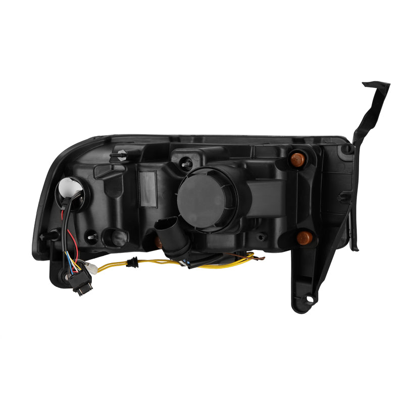 AlphaRex 94-01 RAM 1500 NOVA LED Proj Headlights Alpha-Blk w/Activ Light/Seq Signal/SB DRL