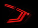 AlphaRex 16-21 Honda Civic Hatchback/ Type-R FK8 Nova-Series LED Tail Lights (Pair) - Alpha Black