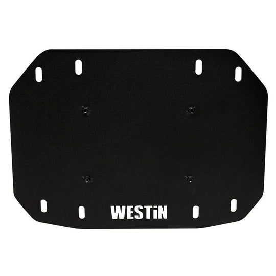 Westin 18-25 Wrangler JL Spare Tire Delete Plate - Tex. Blk
