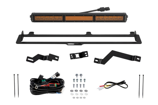 Diode Dynamics 2022+ Toyota Tundra TRD Pro Grille Light Bar Kit - Amber Combo