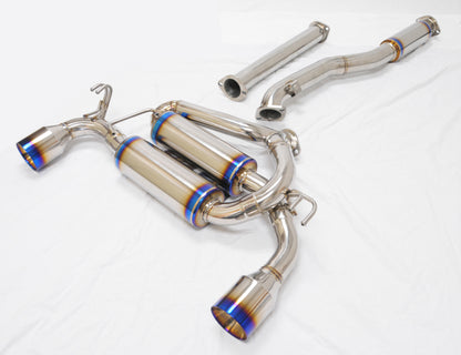 MXP 08-15 Mitsubishi Evolution 10 w/2 Section Pipes T304 SP Exhaust System w/Dual Exit