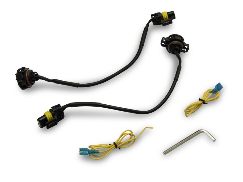 Raxiom 07-23 Jeep Wrangler JK & JL Axial Series Halo LED Fog Lights- Amber