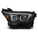 AlphaRex 23-24 Toyota Tacoma LUXX-Series LED Proj Headlights Blk w/Actv Light & Seq. Sig + DRL