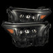 AlphaRex 2024+ Toyota Tacoma NOVA-Series LED Proj Headlights Alpha-Blk w/Actv Light & Seq. Sig + DRL