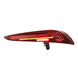 AlphaRex 20-24 Toyota Supra LUXX-Series Laser Style LED Tail Lights Black-Red