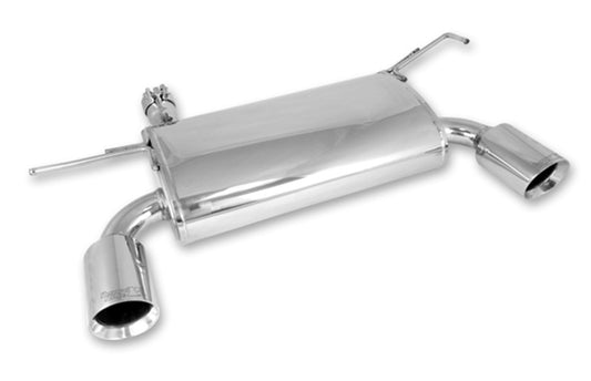 Rugged Ridge Stainless Axle Back Exhaust System 07-18 Jeep Wrangler