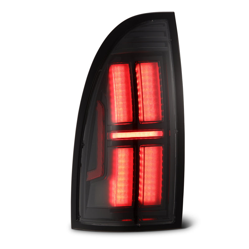 AlphaRex 05-15 Toyota Tacoma NOVA Prismatic LED Tail Lights - Alpha-Black