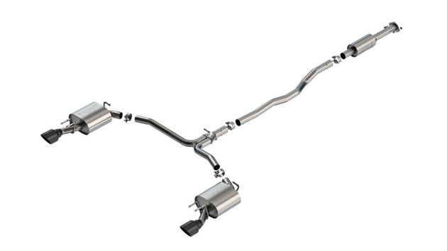 Borla 20-24 Toyota Camry TRD 3.5L V6 FWD S-Type Cat-back - Black Chrome