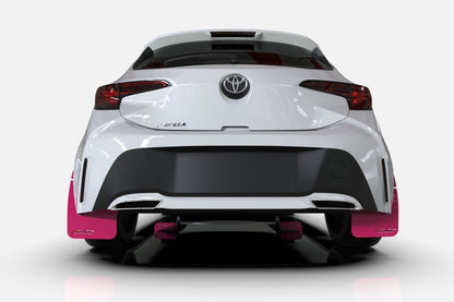 Rally Armor 22-24 Tesla Model X Pink Mud Flap BCE Logo