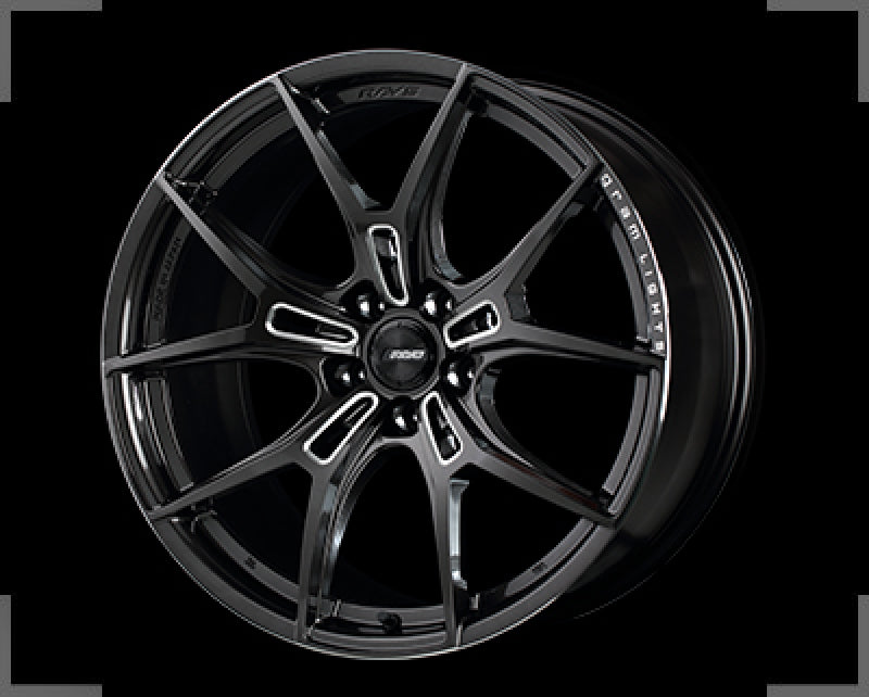 Gram Lights 57FXZ 19x9.5 +38 5-120 Super Dark Gunmetal & Machining Rim Edge DC Wheel