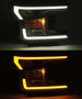 AlphaRex 18-20 Ford F-150 LUXX LED Proj Headlights Plank Style Chrome w/Activ Light/DRL