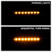Spyder 18-20 Jeep Wrangler Front Fender LED Lights - Black (CCL-YD-JW18-SEQ-BK)
