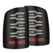 AlphaRex 07-13 GMC Sierra 1500/07-14 2500/3500HD (No Classic/Dually) Luxx-Series LED Tail Lights Blk