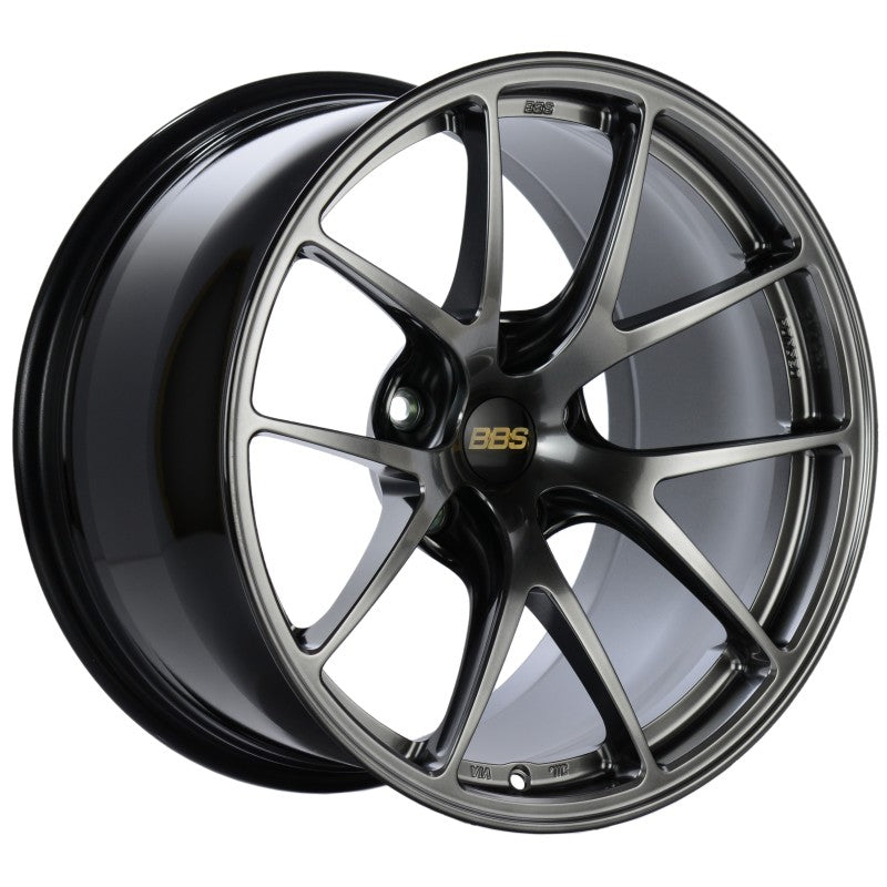 BBS RI-A 18x10.5 5x120 ET22 Diamond Black Wheel -82mm PFS/Clip Required