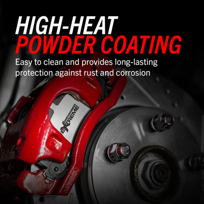 Power Stop 18-22 Jeep Wrangler Front Red Caliper w/Bracket - Pair