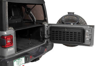 Tuffy Jeep Wrangler Molle Tailgate Lockbox W/ Keyed Lock