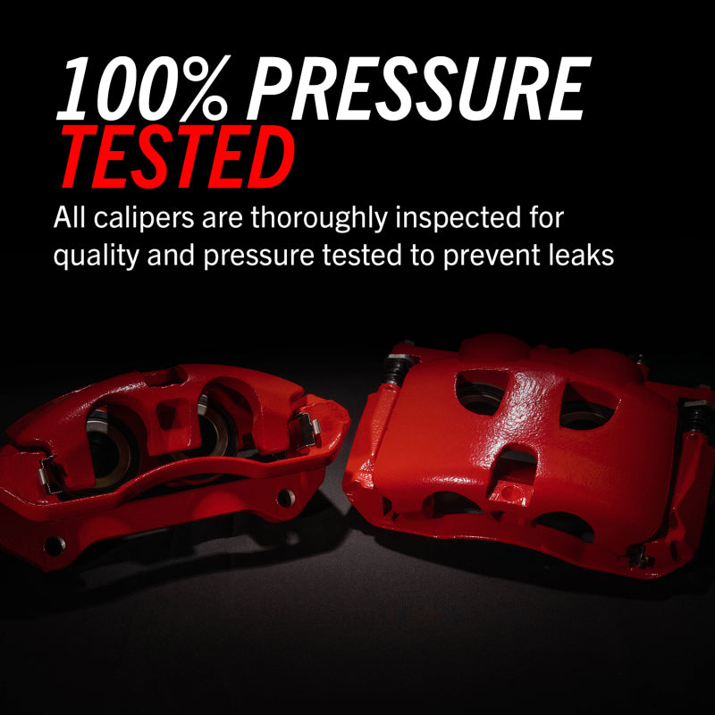 Power Stop 18-22 Jeep Wrangler Front Red Caliper w/Bracket - Pair