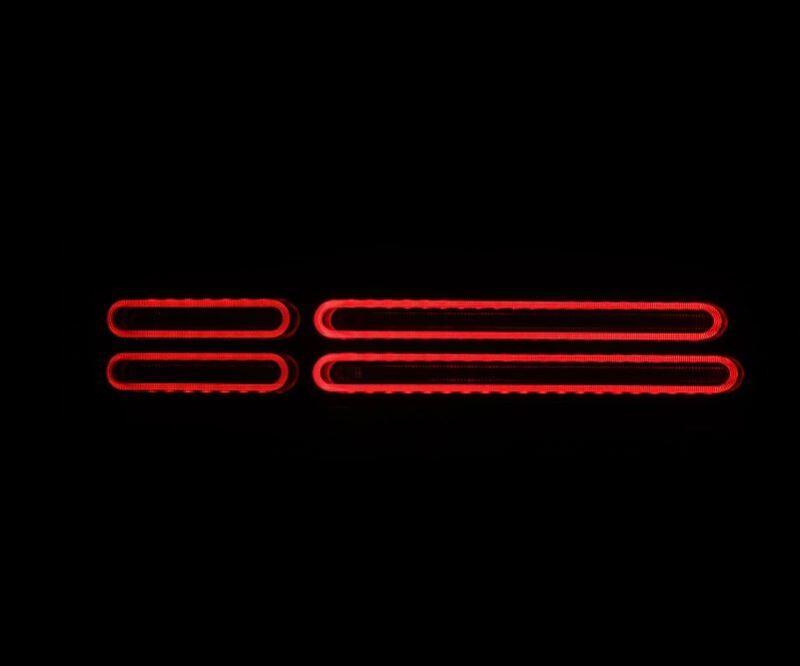 AlphaRex 23-25 Nissan Z Nova-Series Quad-Loop Style Prismatic LED Tail Lights - Black