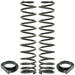 RockJock JL Front Coil Springs 4in Lift w/ Urethane Isolators Pair