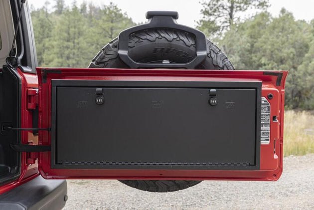 Tuffy Tailgate Lockbox W/ Combo Lock For Jeep Wrangler