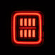 AlphaRex 18-23 Jeep Wrangler JL NOVA Prismatic LED Taillights Black-Red