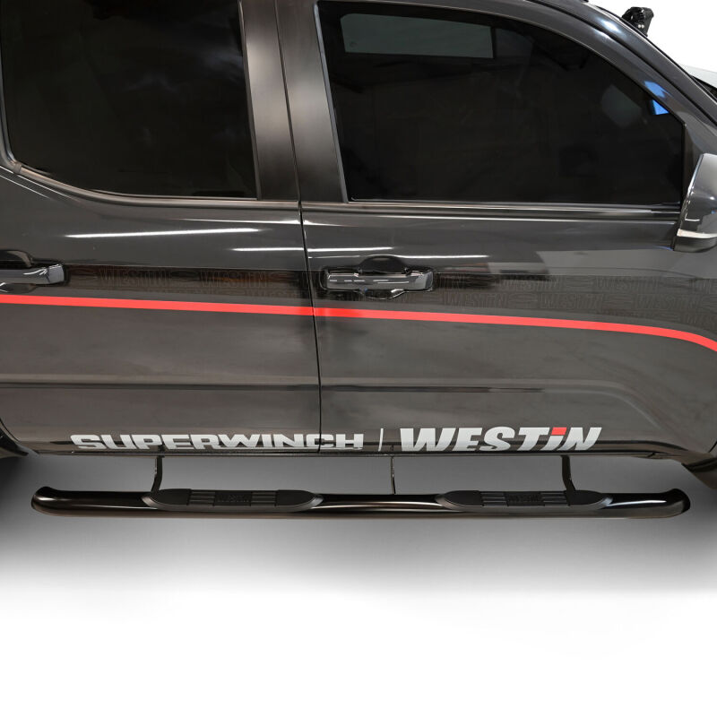 Westin 2024 Toyota Tacoma E-Series 3 Nerf Step Bars - Black
