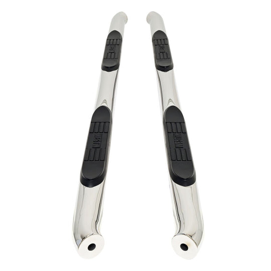 Westin 2024 Tacoma Double Cab E-Series 3 Nerf Step Bars - Stainless Steel
