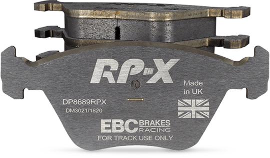 EBC Racing 2015 Ford Mustang 2.3L (6th Gen) RP-X Race Front Brake Pads