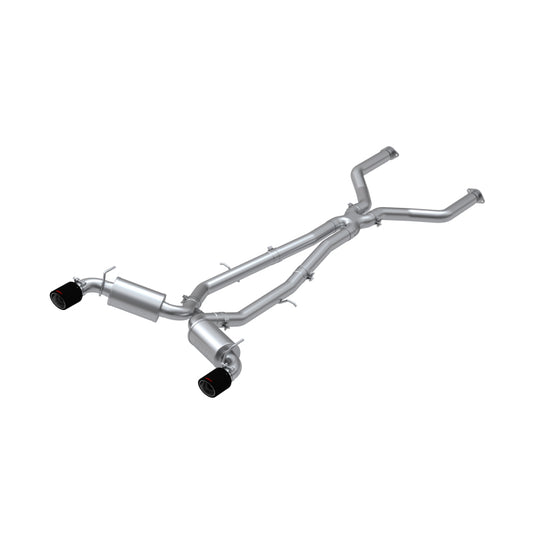 MBRP Pro Street Series 3" Cat-Back Exhaust System, Carbon Fiber Tips (Non-Resonated) - Infiniti Q60