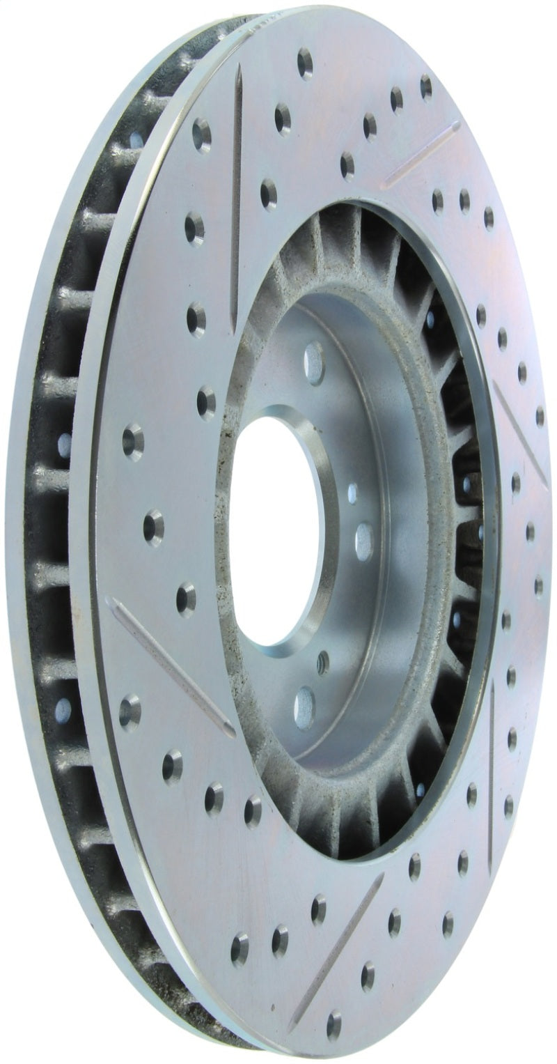 StopTech Select Sport 2000-2009 Honda S2000 Slotted and Drilled Left Front Brake Rotor