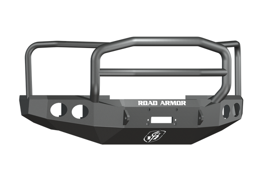 Road Armor 08-10 Ford F-250 Stealth Front Winch Bumper w/Lonestar Guard - Tex Blk