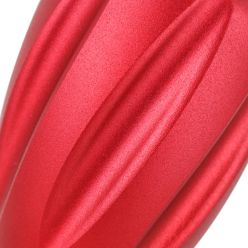 Steel Core Twist Shift Knob Red Aluminum