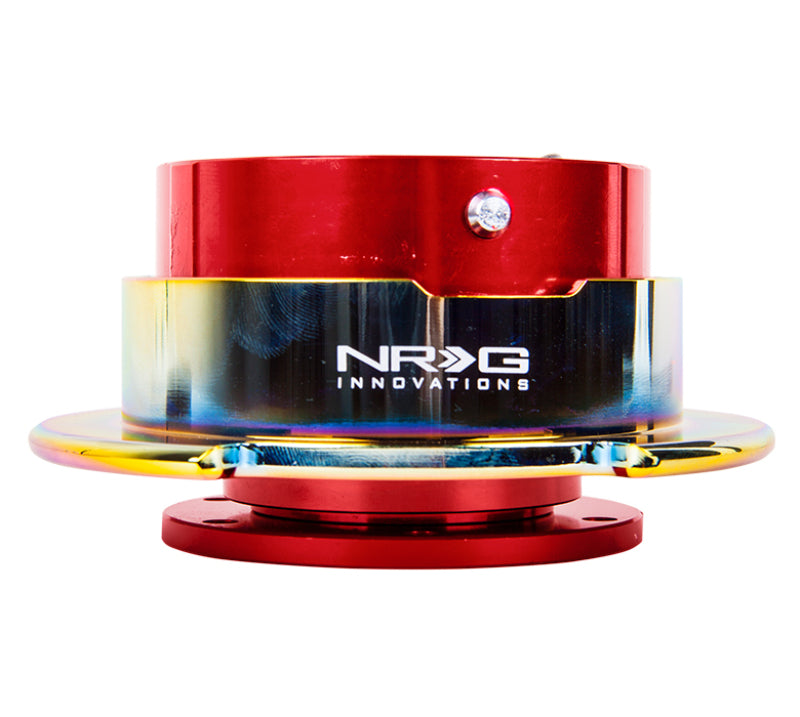 NRG Quick Release Gen 2.5 - Red Body / Neochrome Ring