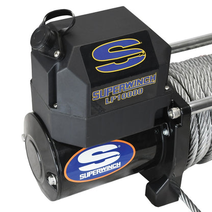 Superwinch 10000 LBS 12 VDC 3/8in x 85ft Steel Rope LP10000 Winch