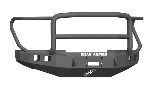 Road Armor 17-20 Ford F-250 Stealth Front Winch Bumper w/Lonestar Guard - Tex Blk