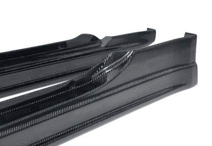 Seibon CW-Style Carbon Fiber Side Skirts - Nissan 350Z