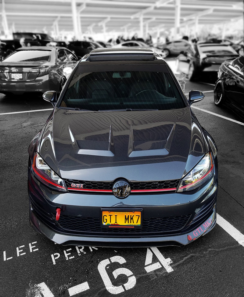 Seibon 2012+ Volkswagen Golf MK7 DV-Style Carbon Fiber Hood