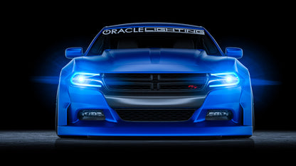 Oracle 15-21 Dodge Charger RGB+W DRL Headlight DRL Upgrade Kit - ColorSHIFT w/ BC1 Controller